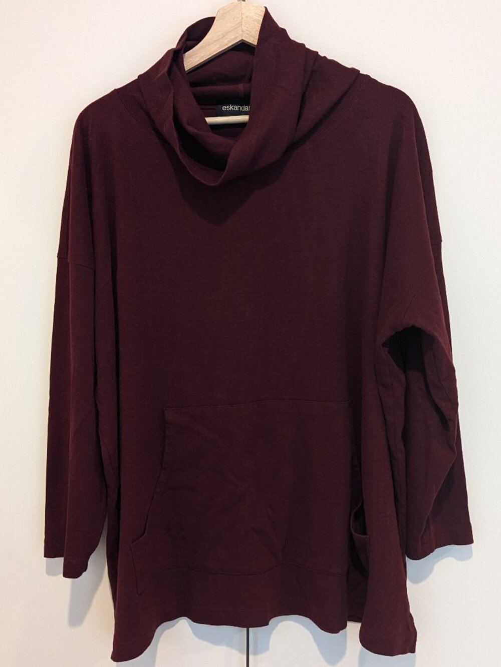Eskandar cowl neck tunic